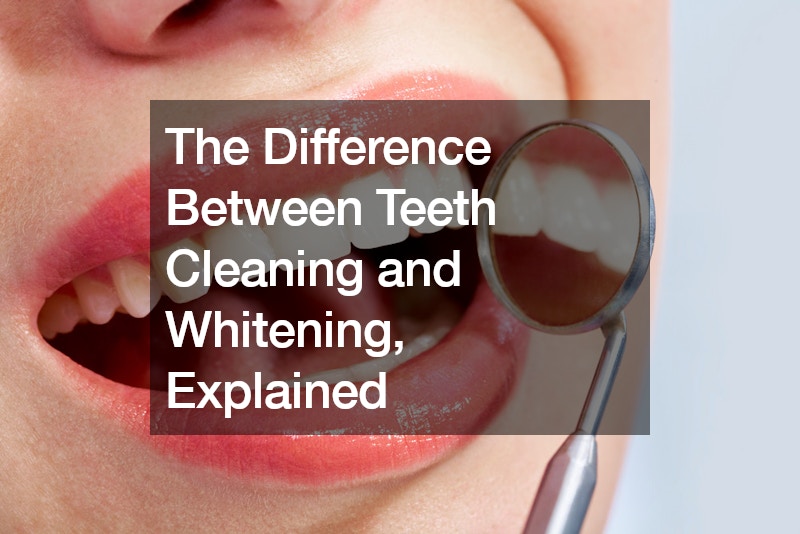 The Difference Between Teeth Cleaning and Whitening, Explained